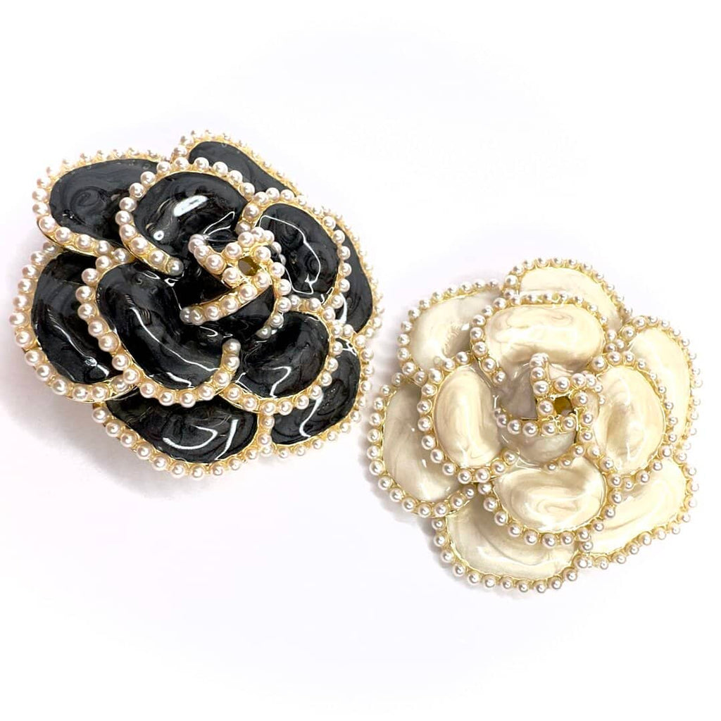 spilla con fiore
