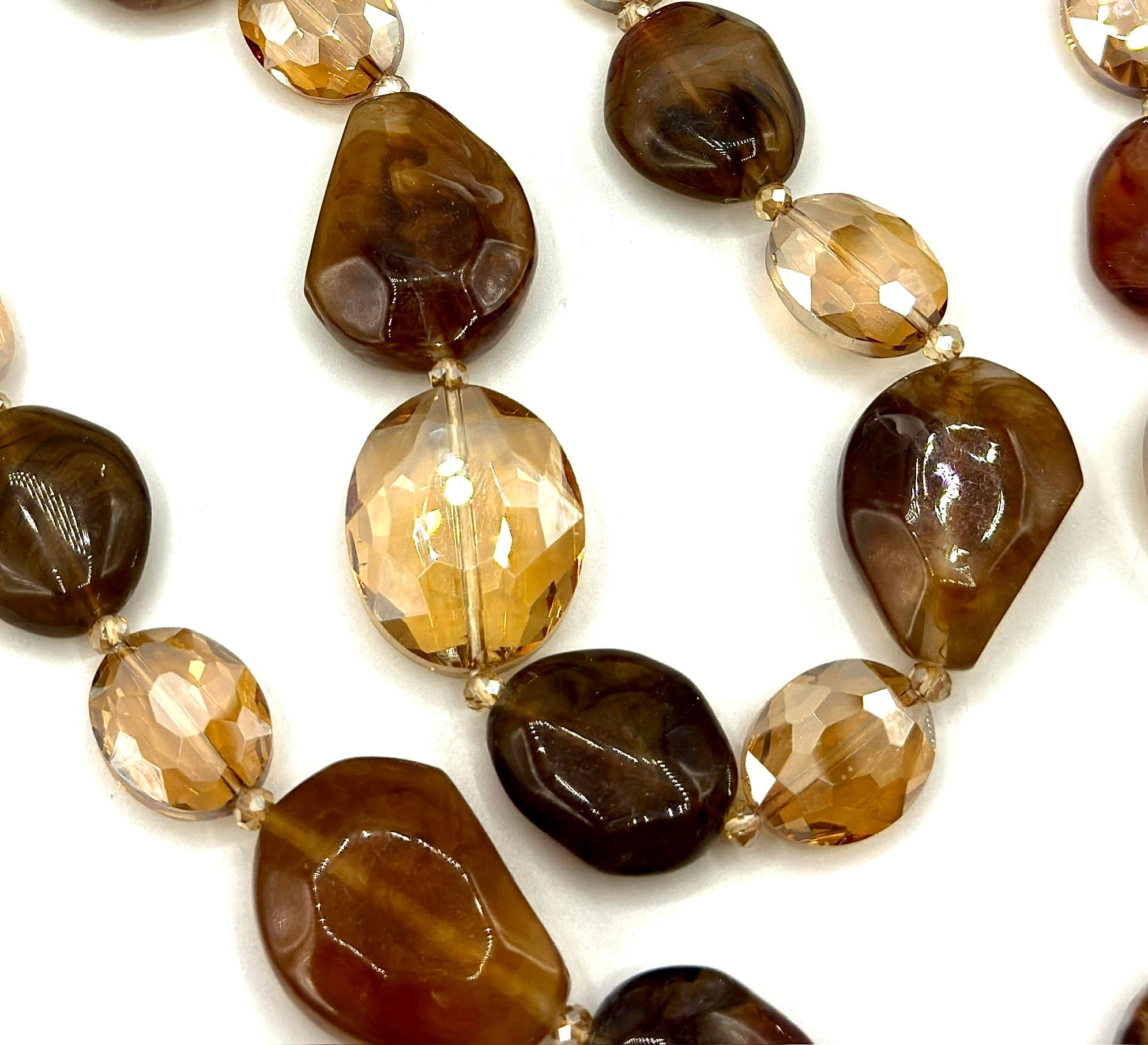 Collana con pietre dure colorate doppia Euphoria