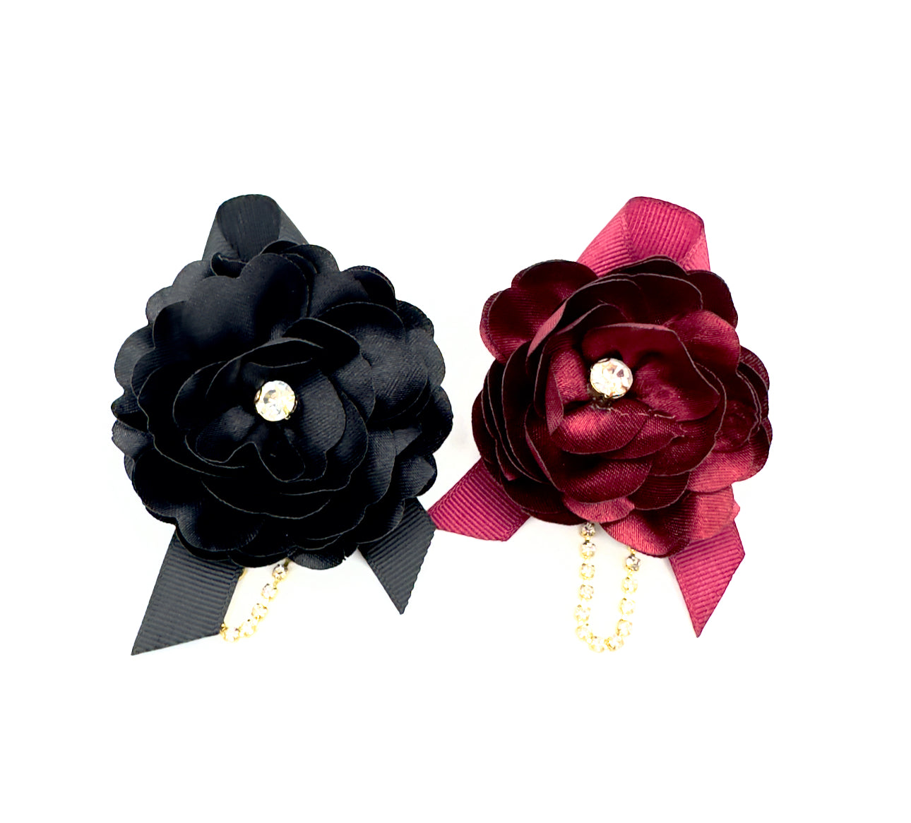 Spilla Rosa con catena