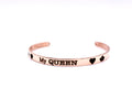 Bracciale con Scritta oro rosa