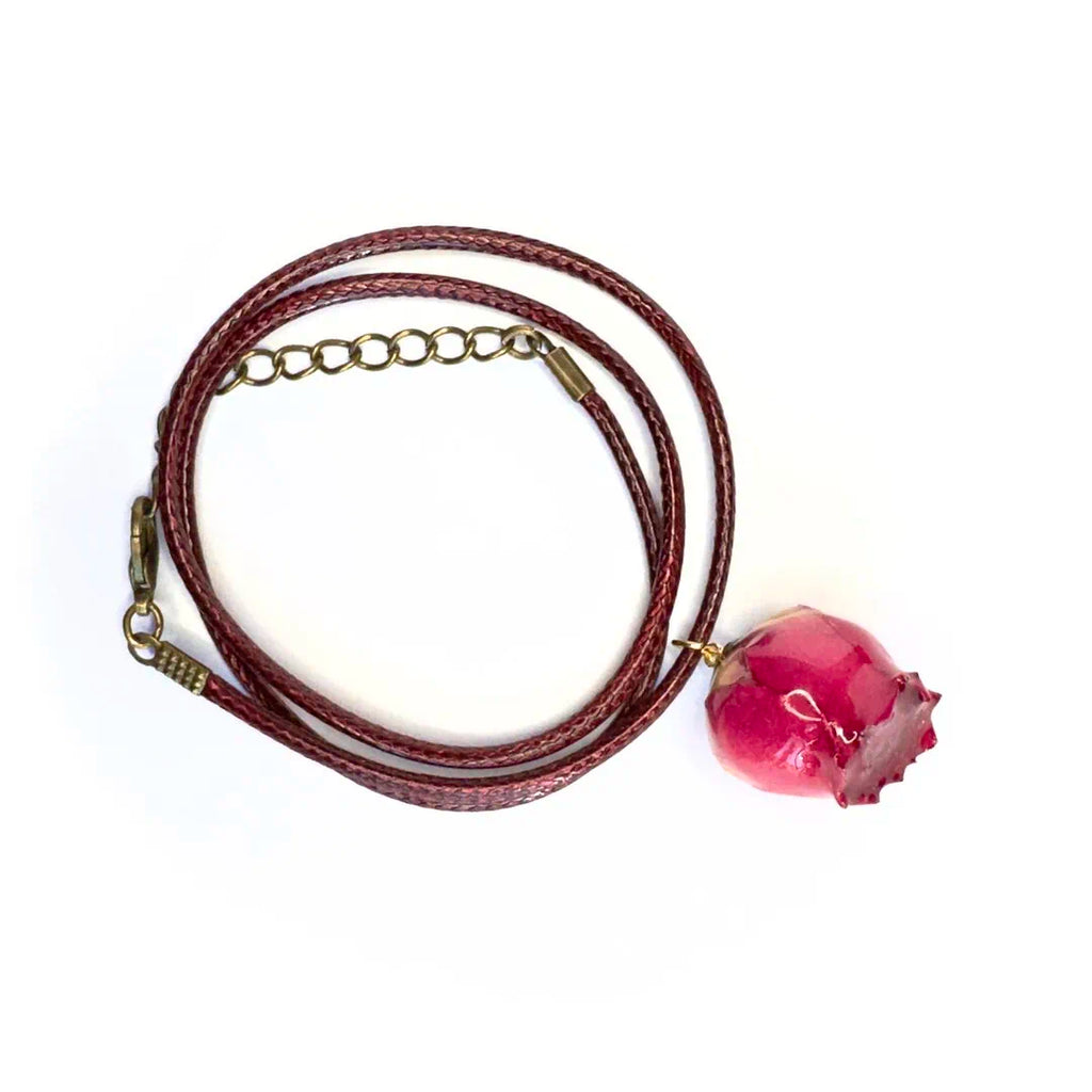 Collana con rosa