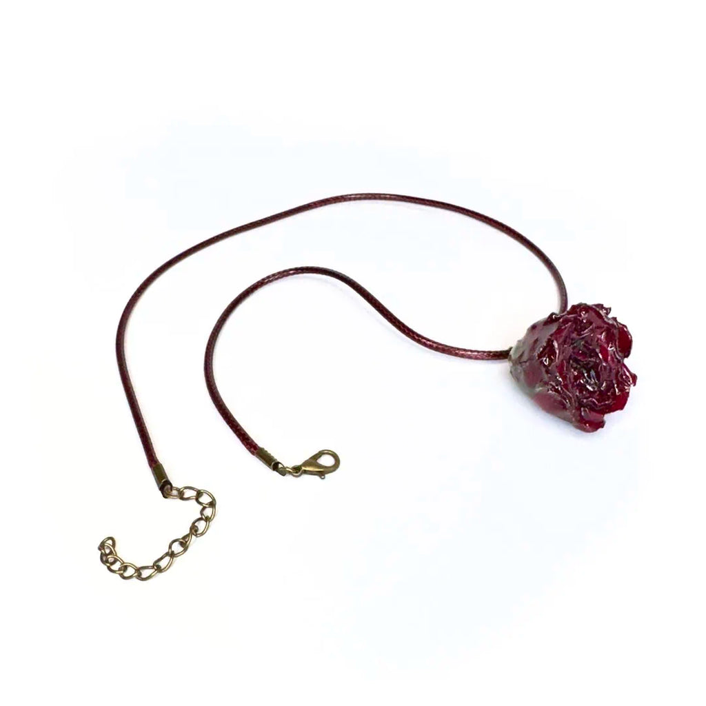 Collana con rosa
