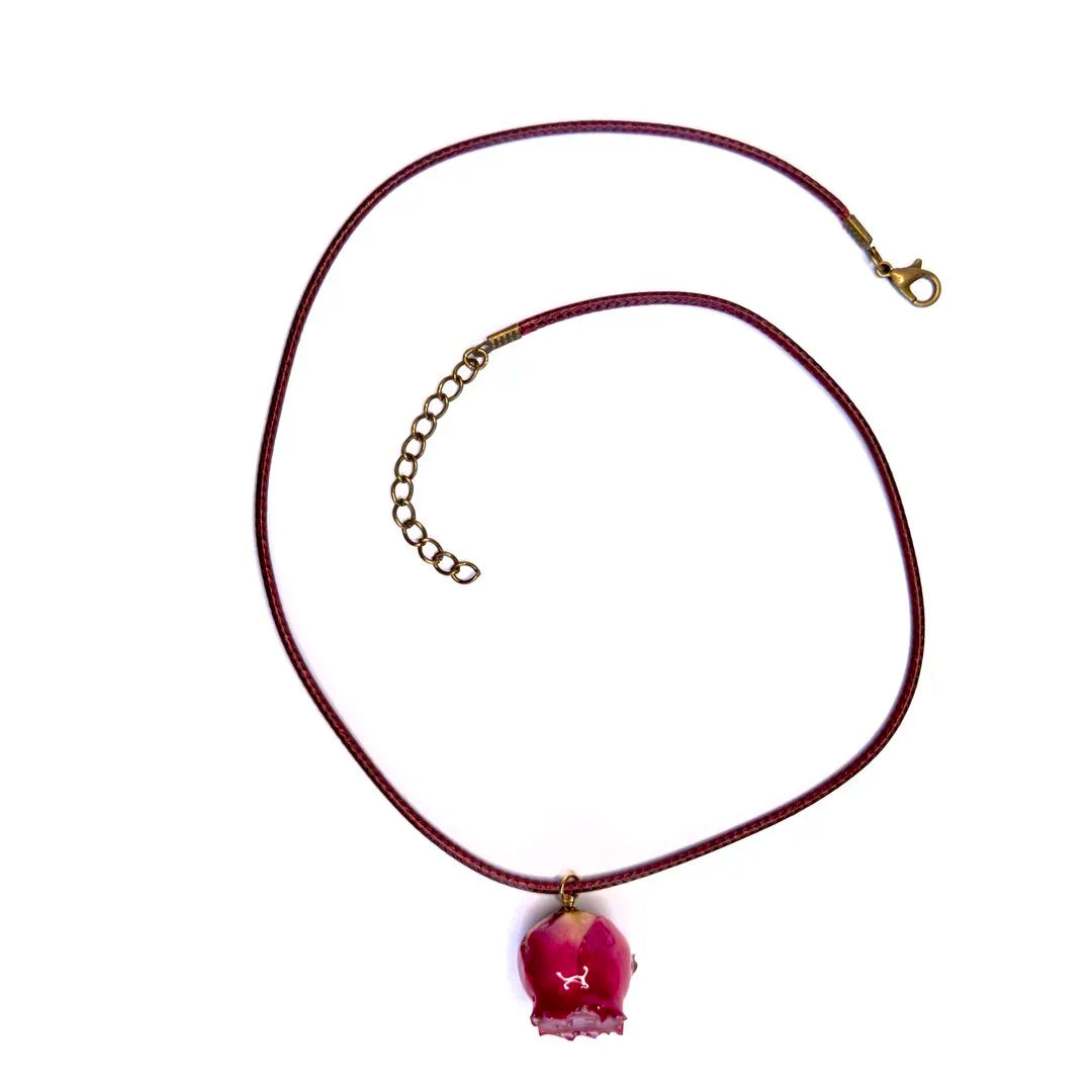 Collana con rosa