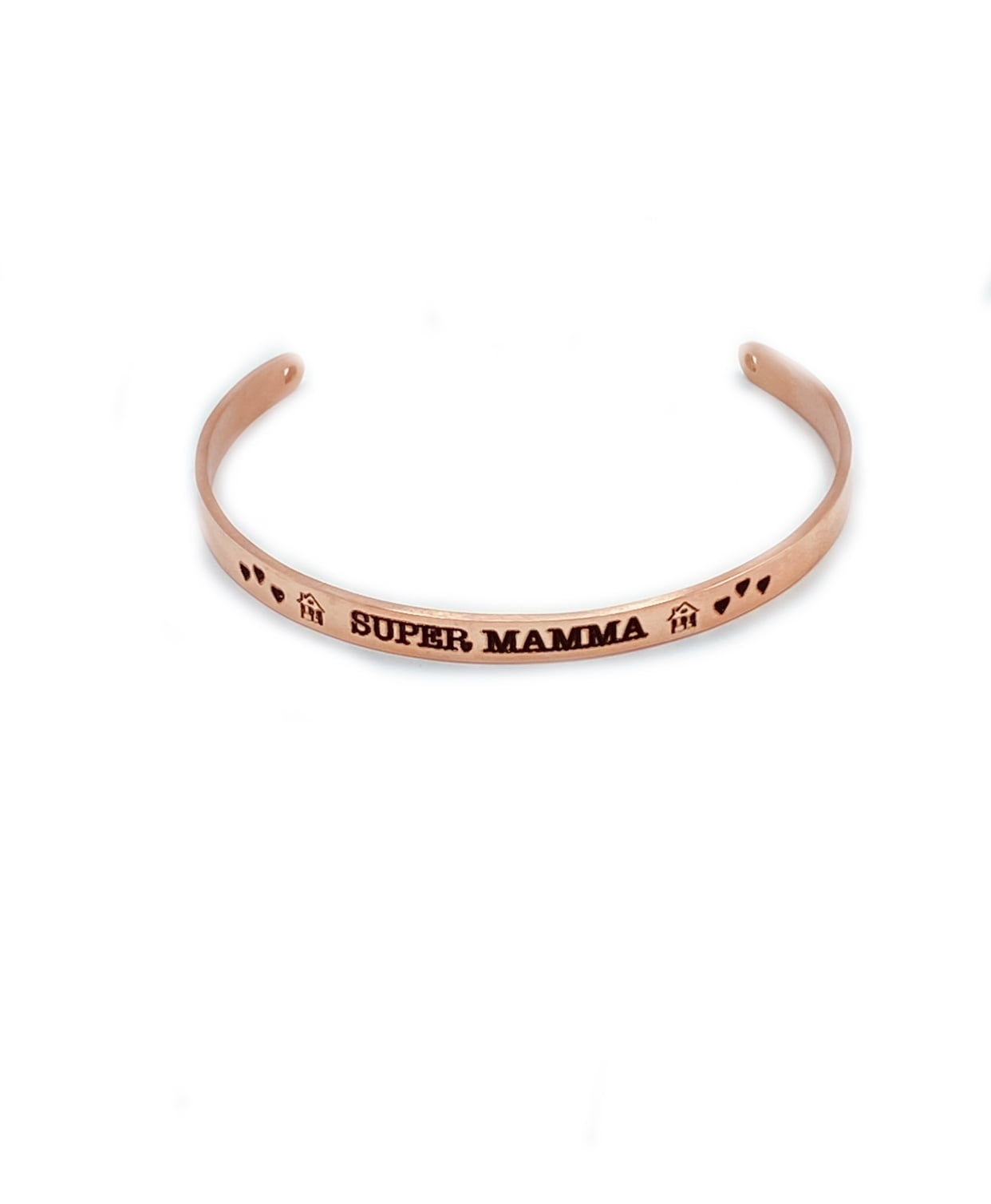 Bracciale con Scritta oro rosa