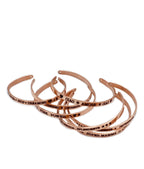 Bracciale con Scritta oro rosa