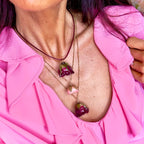 collana con rosa