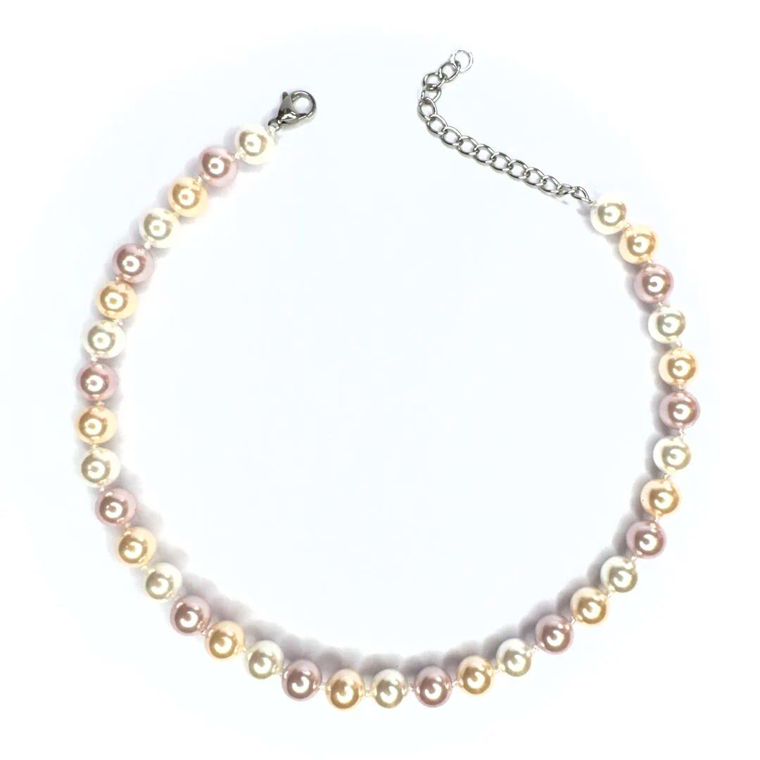 Collana con perle Rosate Afrodite
