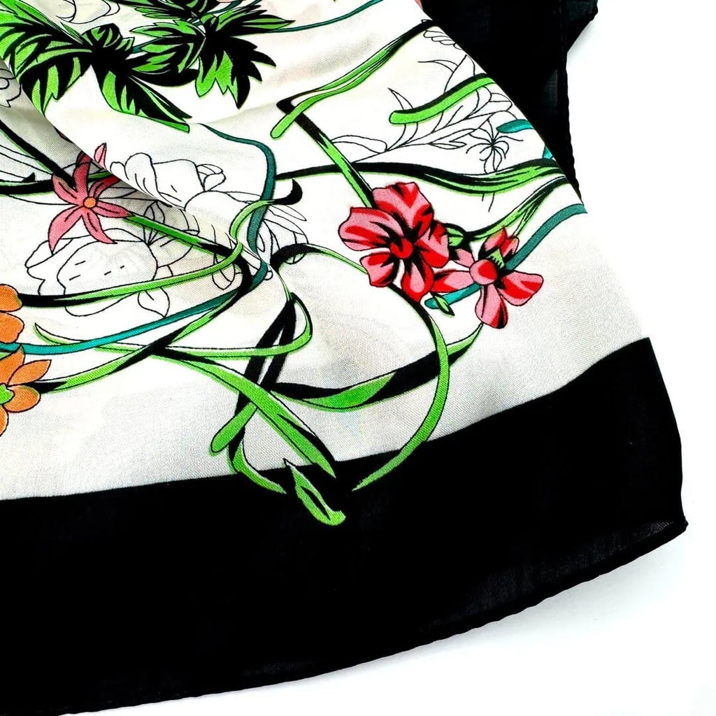 Foulard a fiori