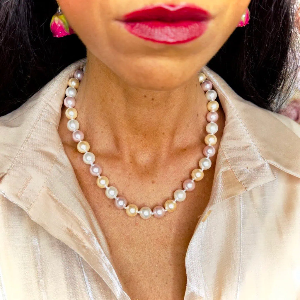Collana con perle Rosate Afrodite