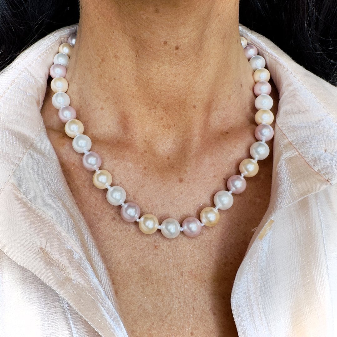 Collana con perle Rosate Afrodite
