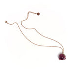 Collana rosa catena Amaranto Botanic