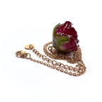 Collana rosa catena Amaranto Botanic