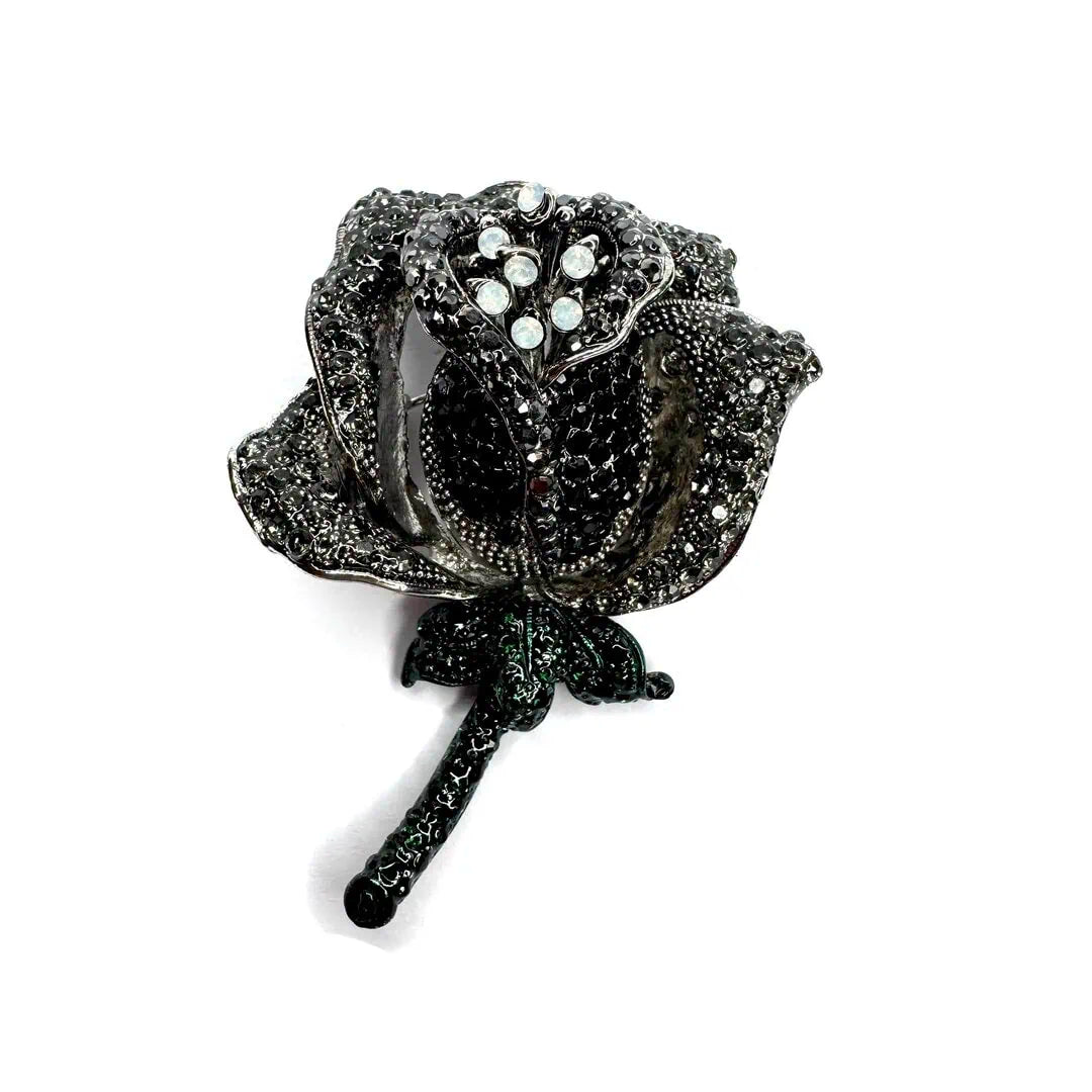 spilla fiore rosa