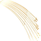 Cavigliera donna oro Catena Torchon