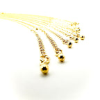 Cavigliera donna oro Catena Torchon