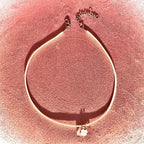 Collana con quadrifoglio cordino Serendipity