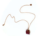 Collana rosa catena Vinaccia Botanic
