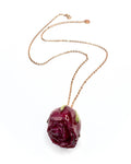 Collana rosa catena Vinaccia Botanic