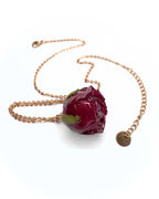 Collana rosa catena Vinaccia Botanic
