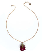 Collana rosa catena Vinaccia Botanic