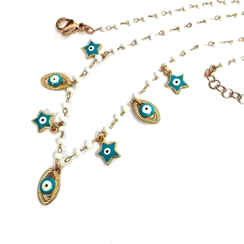 collana occhio multicolor