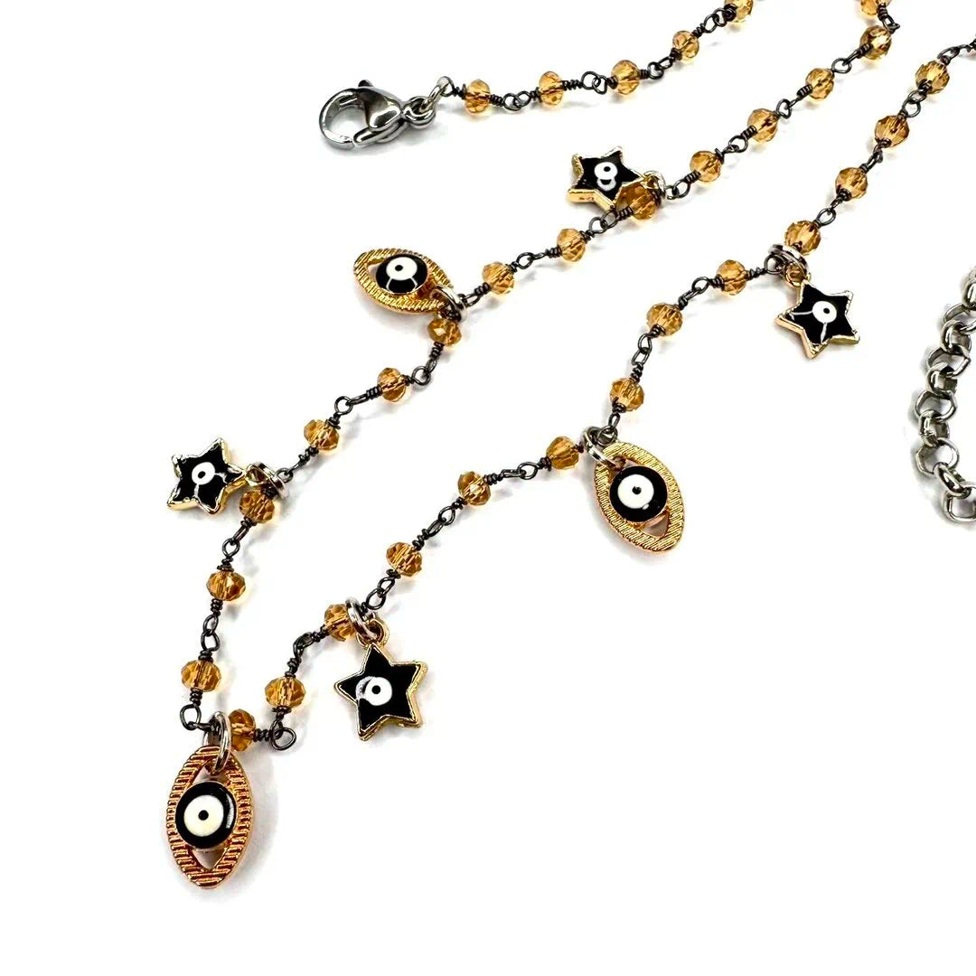 collana occhio multicolor