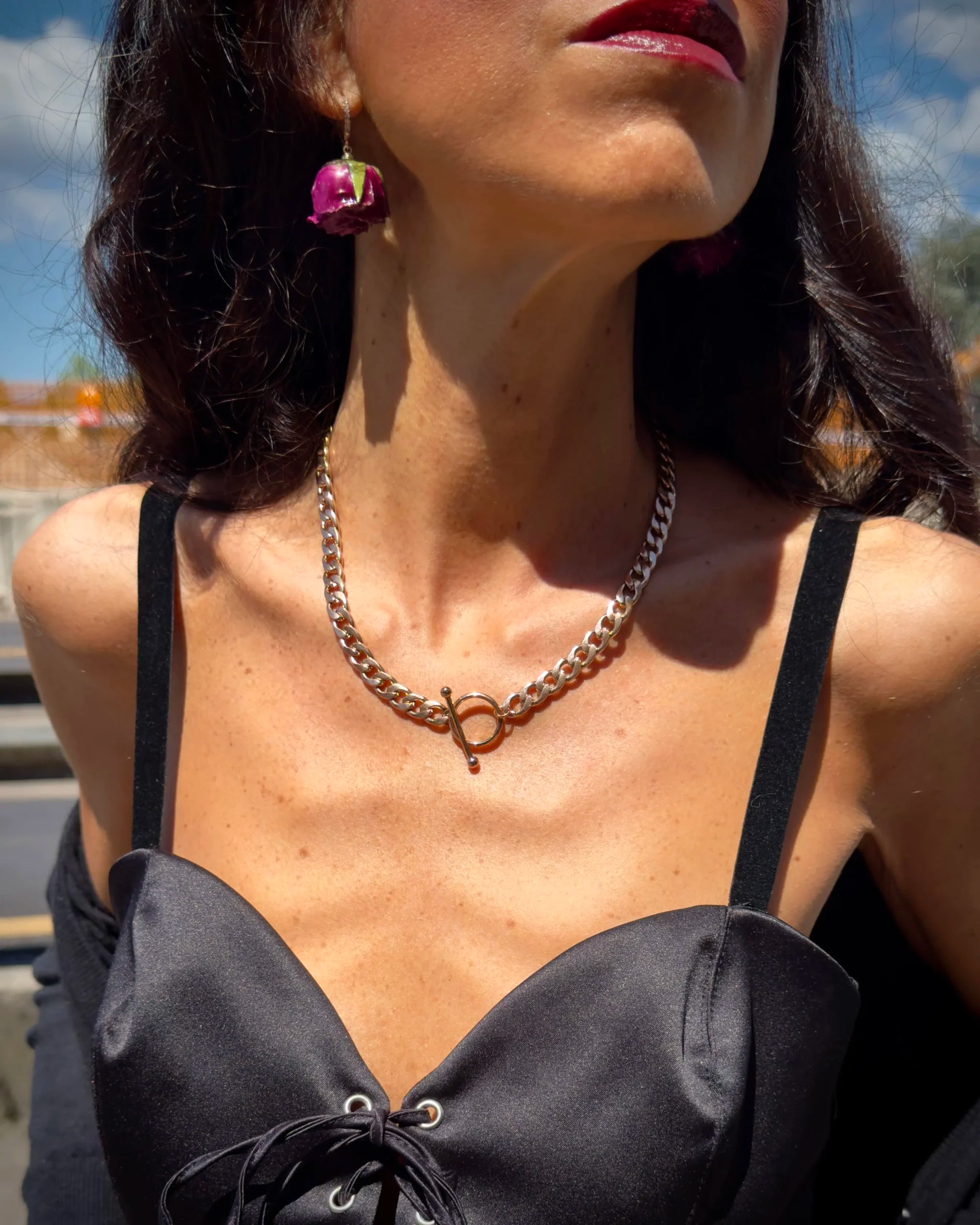 Collana catena T-Bar Power