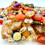 Collana con pietre dure colorate doppia Euphoria