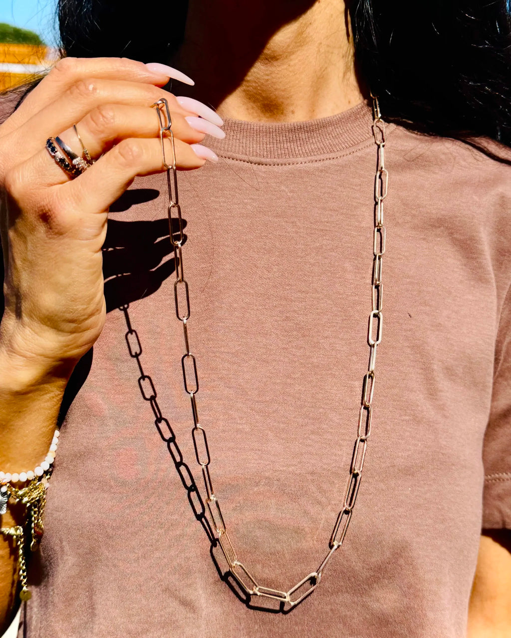 Collana catena lunga Power