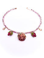 Collana cuor di rosa Botanic Limited edition