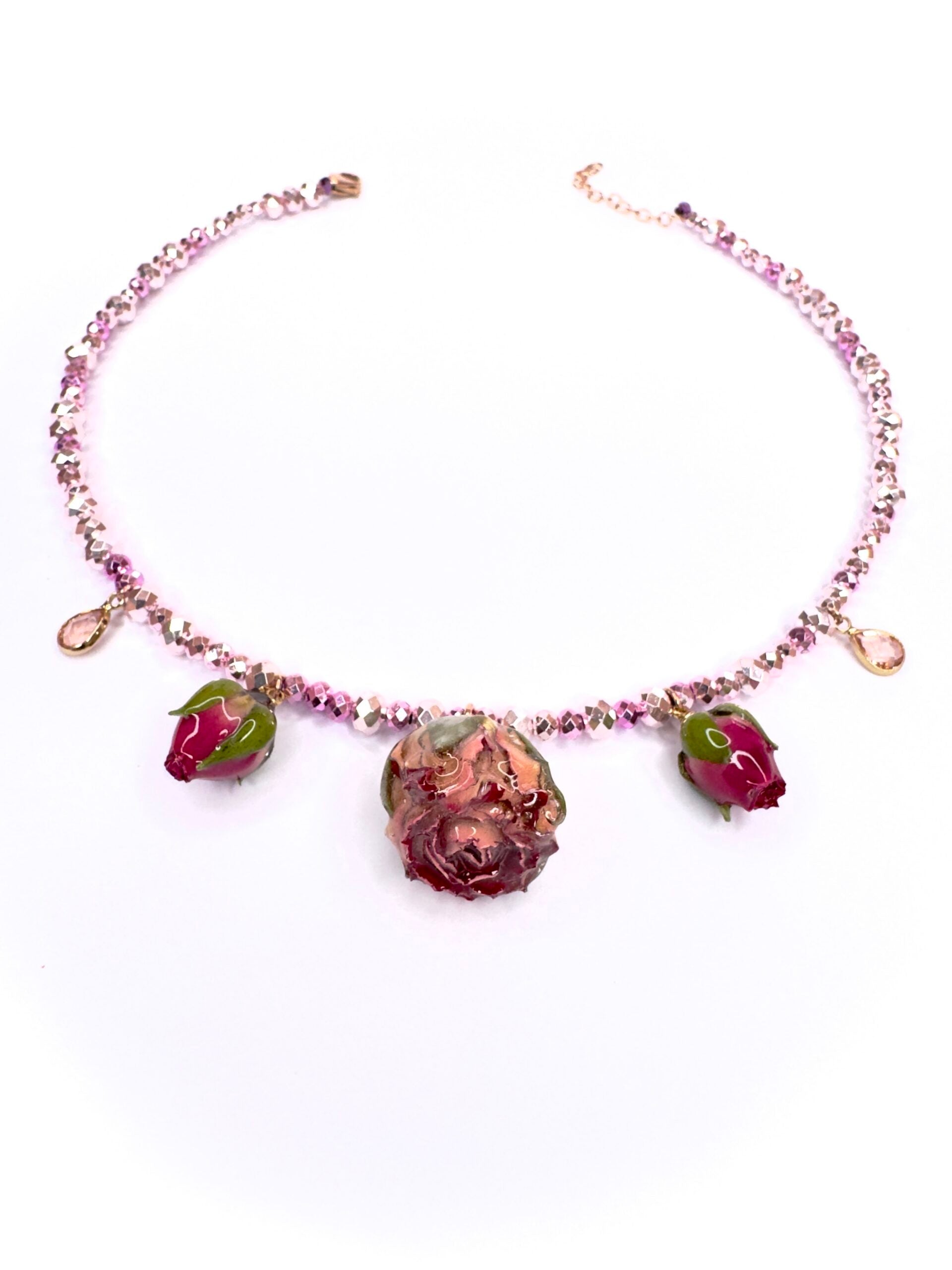 Collana cuor di rosa Botanic Limited edition