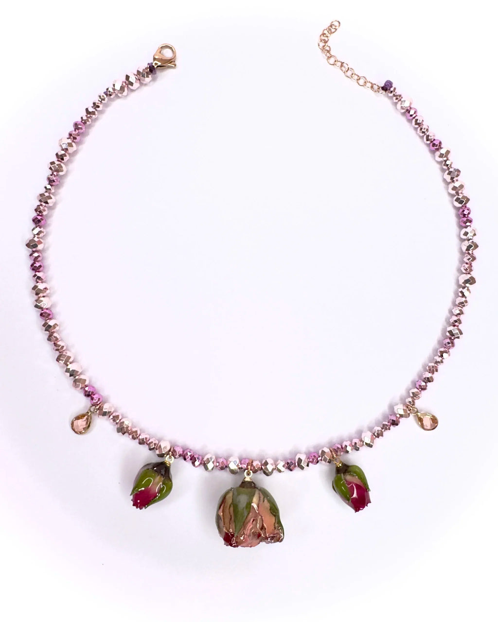 Collana cuor di rosa Botanic Limited edition