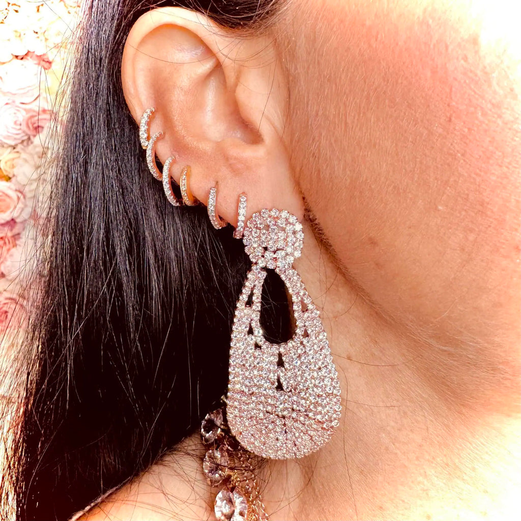 Orecchini di strass
