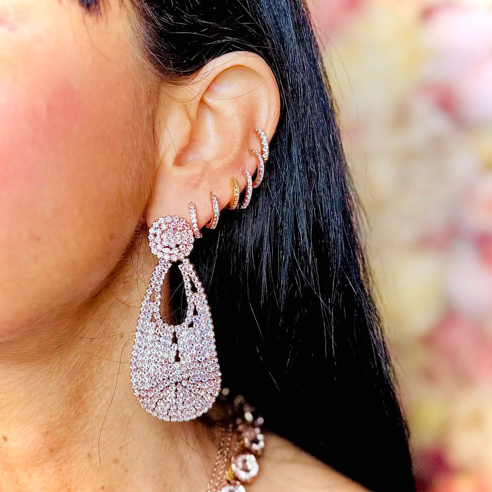 Orecchini di strass