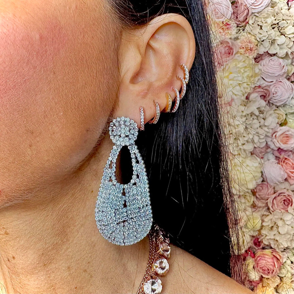Orecchini di strass