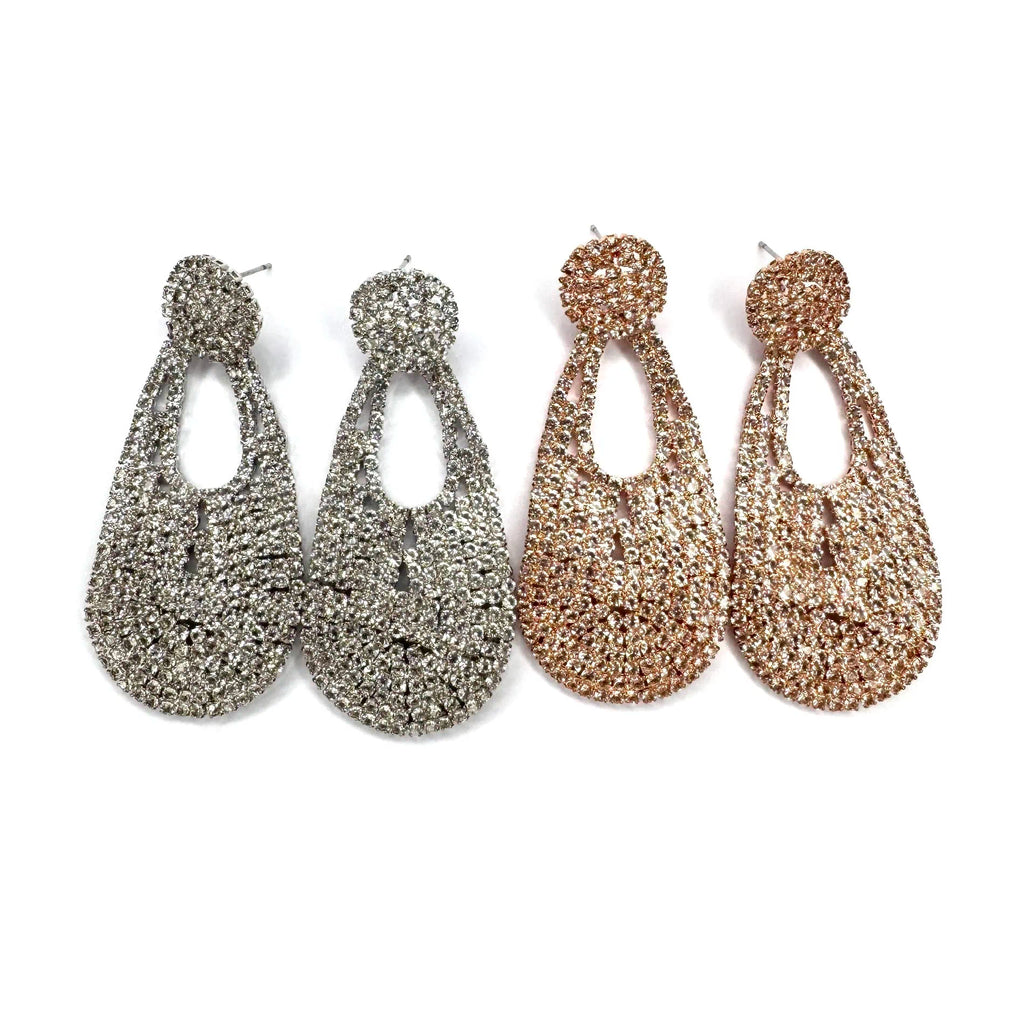orecchini di strass