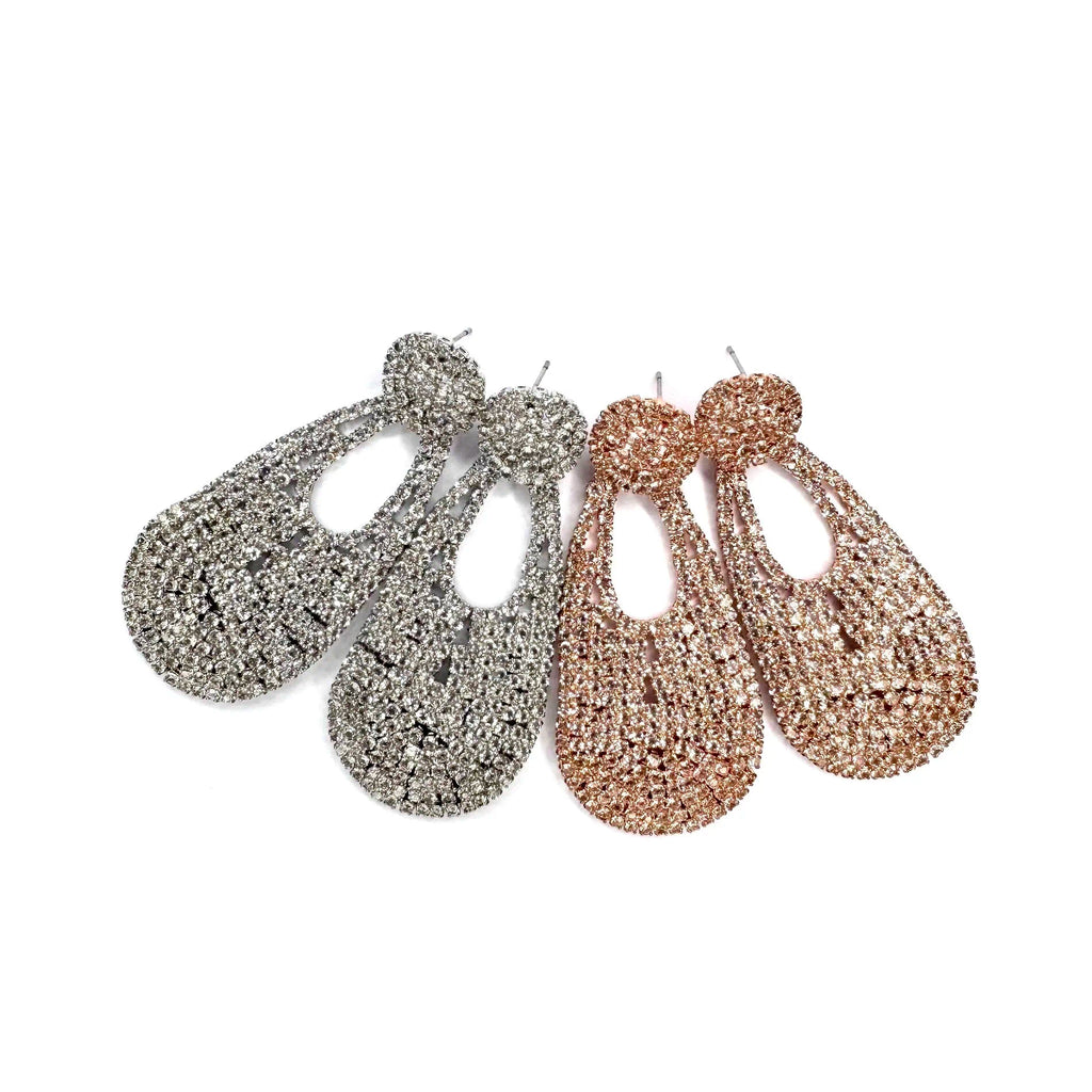 orecchini di strass