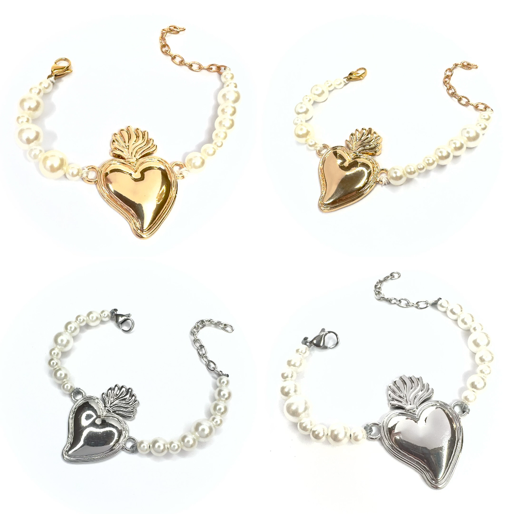 Bracciale cuore sacro