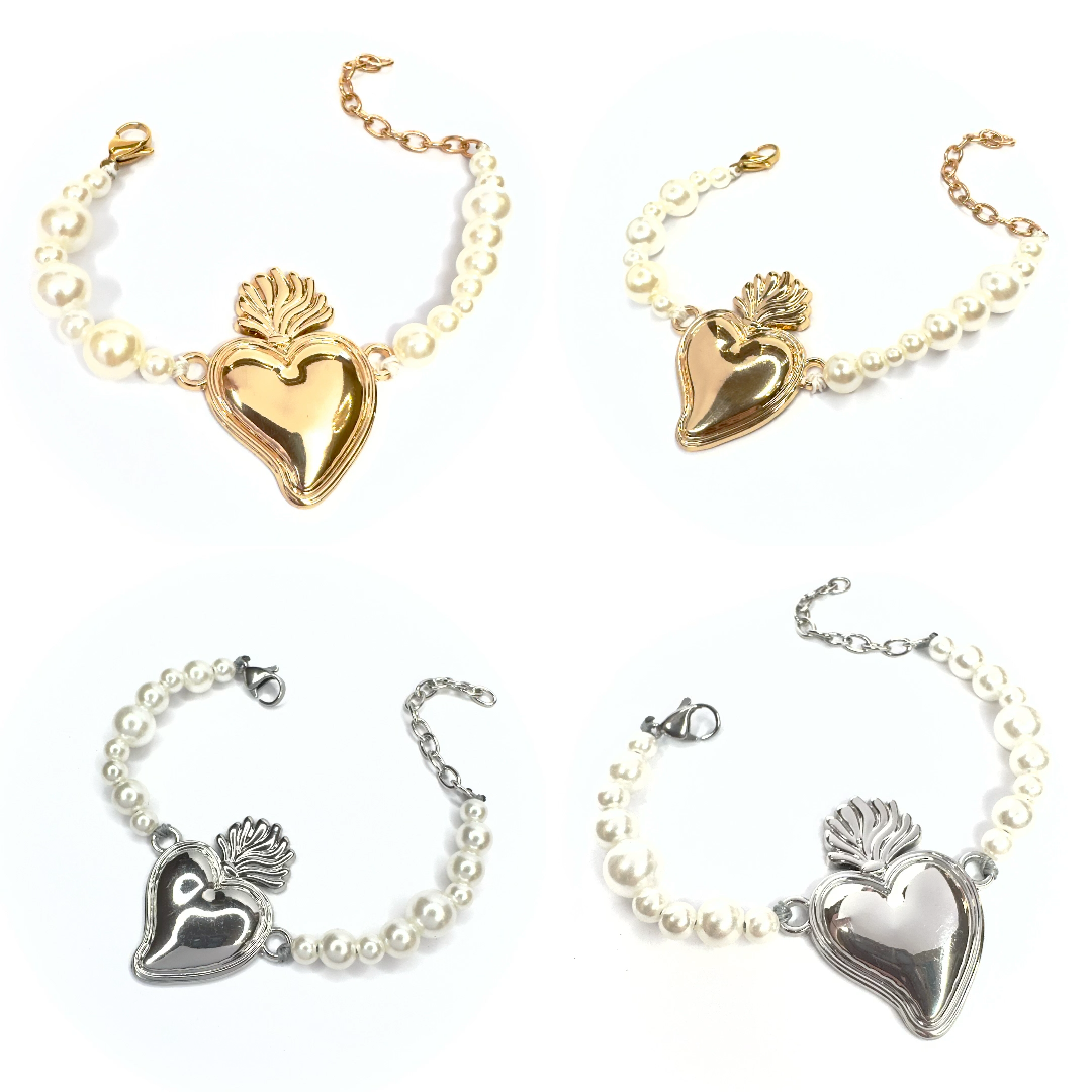 Bracciale cuore sacro