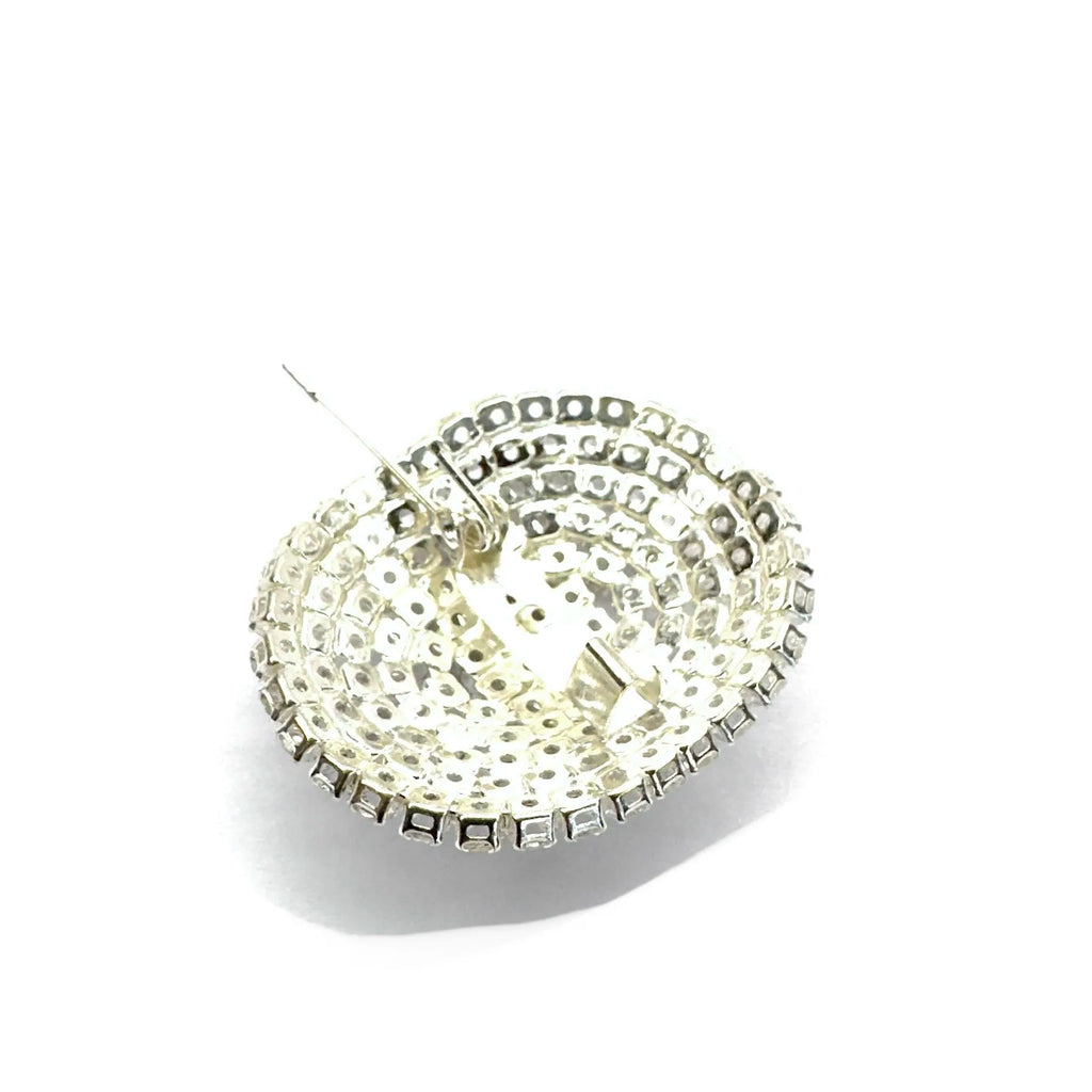spilla con strass