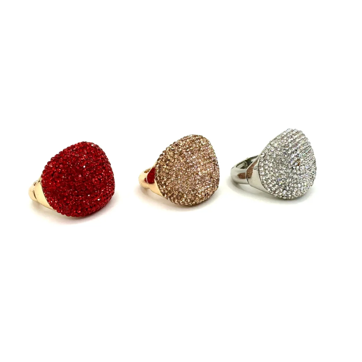 anello pave swarovski